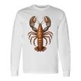 ロブスター ヒョウ ザリガニ ケイジャンフェスティバル 美学 長袖tシャツ 長袖Tシャツ ギフトのアイデア
