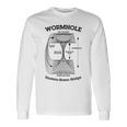 ワームホール アインシュタイン-ローゼンブリッジ ブラックホール ハイパースペース物理学 長袖Tシャツ ギフトのアイデア