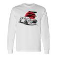 ヴィンテージジャパニーズクラシックカー、レーシングモータースポーツ 長袖Tシャツ ギフトのアイデア
