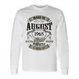 ヴィンテージ還暦祝い 1965年8月生まれ 60歳 長袖Tシャツ ギフトのアイデア