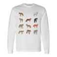 世界のオオカミ 長袖tシャツ 長袖Tシャツ ギフトのアイデア