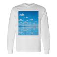 世界一美しい鏡張りの風景 長袖Tシャツ ギフトのアイデア