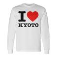 京都が大好き- I Love Kyoto 長袖Tシャツ ギフトのアイデア