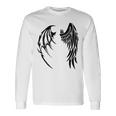 天使 悪魔 翼 神話 信仰 長袖Tシャツ ギフトのアイデア