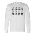 愛らしいパンダ柄かわいい動物デザイン 長袖tシャツ 長袖Tシャツ ギフトのアイデア