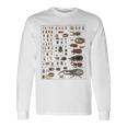 昆虫の種類 ビンテージバグ同定科学 長袖Tシャツ ギフトのアイデア