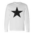 星 星柄 星型 メンズ ロゴ マーク スター ロック かっこいい おしゃれ 大きいサイズ 春夏 ステラ 長袖Tシャツ ギフトのアイデア