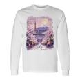 東京 日本 桜 夜景 お土産 長袖Tシャツ ギフトのアイデア
