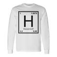 水素シンボルコスチューム。 長袖Tシャツ ギフトのアイデア
