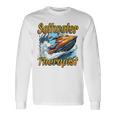 海水療法士ジェットスキー愛好家 長袖Tシャツ ギフトのアイデア
