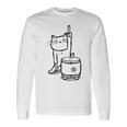 猫ねこネコ和太鼓お祭り 長袖Tシャツ ギフトのアイデア