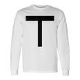 白い体操服 【T、Tt、Ttttー！】Tt兄弟 Ttブラザー 長袖Tシャツ ギフトのアイデア