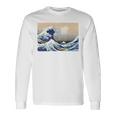 神奈川沖大波 北斎 日本美術 長袖Tシャツ ギフトのアイデア