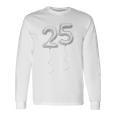 結婚25周年記念バルーン No 長袖Tシャツ ギフトのアイデア