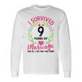 結婚9年 結婚9周年 長袖Tシャツ ギフトのアイデア