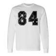 背番号 84 チーム短大スポーツ背番号付きユニフォーム 長袖Tシャツ ギフトのアイデア