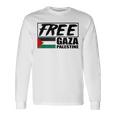 自由ガザ パレスチナ パレスチナ 国旗 自由パレスチナ ガザ 長袖Tシャツ ギフトのアイデア