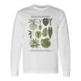 葉 フィロデンドロン サトイモ 植物 恋人 ギフト アンスリウム 長袖Tシャツ ギフトのアイデア
