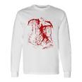 血まみれの傷 ハロウィンコスチューム 血はね けが ゾンビ 長袖Tシャツ ギフトのアイデア