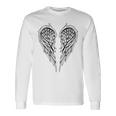 裏側の天使の羽 長袖Tシャツ ギフトのアイデア