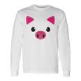 豚の顔 ハロウィン ティーカップ 豚 コスチューム ギフト 長袖Tシャツ ギフトのアイデア