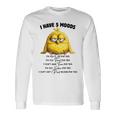 面白いチキンムード、I'm Too Old For This 鳥好きのデザイン。 長袖Tシャツ ギフトのアイデア