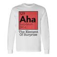 驚きの元素 周期表 129 アハ サプライズ 長袖Tシャツ ギフトのアイデア