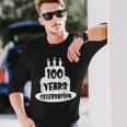 100年のお祝い イベント、記念日、誕生日。 長袖Tシャツ 彼への贈り物