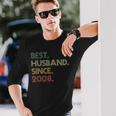 12Th Wedding Anniversary Husbandince 2008 長袖Tシャツ 彼への贈り物