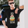 20 Years Of Awesome 20歳の誕生日ケーキ 大人用 長袖Tシャツ 彼への贈り物