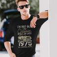 50 歳の誕生日、1975 年以来、クラシックカー、50 歳 長袖Tシャツ 彼への贈り物