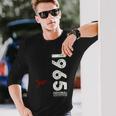 60 歳の誕生日 男性 オリジナル 6月 ヴィンテージ 1965 年 ギフト 長袖Tシャツ 彼への贈り物