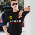 Aigle スポーツサッカージャージ フラッグ フットボール 長袖Tシャツ 彼への贈り物