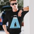 Alien Cat Abduction Ufo Cat Alien Abduction 長袖Tシャツ 彼への贈り物