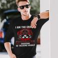 I Am The Crazy Firefighter 消防庁消防士 長袖Tシャツ 彼への贈り物
