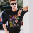 Anime Manga Motivo Colorido Arte Anime Camiseta de manga larga Regalos para él