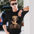 Ballerina Cappuccina Brainrot 長袖Tシャツ 彼への贈り物
