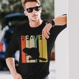 Beaver ビーバー 動物 長袖Tシャツ 彼への贈り物