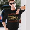 Bombardiro Crocodilo イタリアンブレインロットミーム 長袖Tシャツ 彼への贈り物