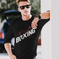 Boxeo Boxeo Boxeo Kickboxing Amante Boxeo Boxeador Camiseta de manga larga Regalos para él