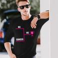 Breast Cancer Me Winner ブラケット インスピレーショナル啓発ギフト 長袖Tシャツ 彼への贈り物