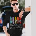 I Can't I Have Aurfboard Meetingurfing ファニーサーファーtシャツ 長袖Tシャツ 彼への贈り物