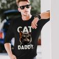 Cat Daddy 猫のお父さん 猫のお父さん お父さん ハウス 猫のお父さん 父の日 猫 長袖Tシャツ 彼への贈り物