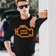 Check Engine Light 長袖Tシャツ 彼への贈り物