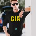 Cia エージェント バードウォッチング コンスピラシー ピジョン スパイ 長袖Tシャツ 彼への贈り物