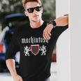 Clan Mackintosh タータン スコットランドチェック マッキントッシュクラン 長袖Tシャツ 彼への贈り物