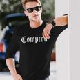 Compton コンプトン Los Angeles California Hip Hop Rap 長袖Tシャツ 彼への贈り物