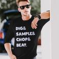 Dig&Sample&Chop&Beat シャツ Mpc ドラムサンプラー 音楽愛好家 長袖Tシャツ 彼への贈り物