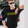 Dope 男女兼用 長袖Tシャツ 彼への贈り物