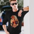 Egipto Reina Cleopatra Camiseta de manga larga Regalos para él